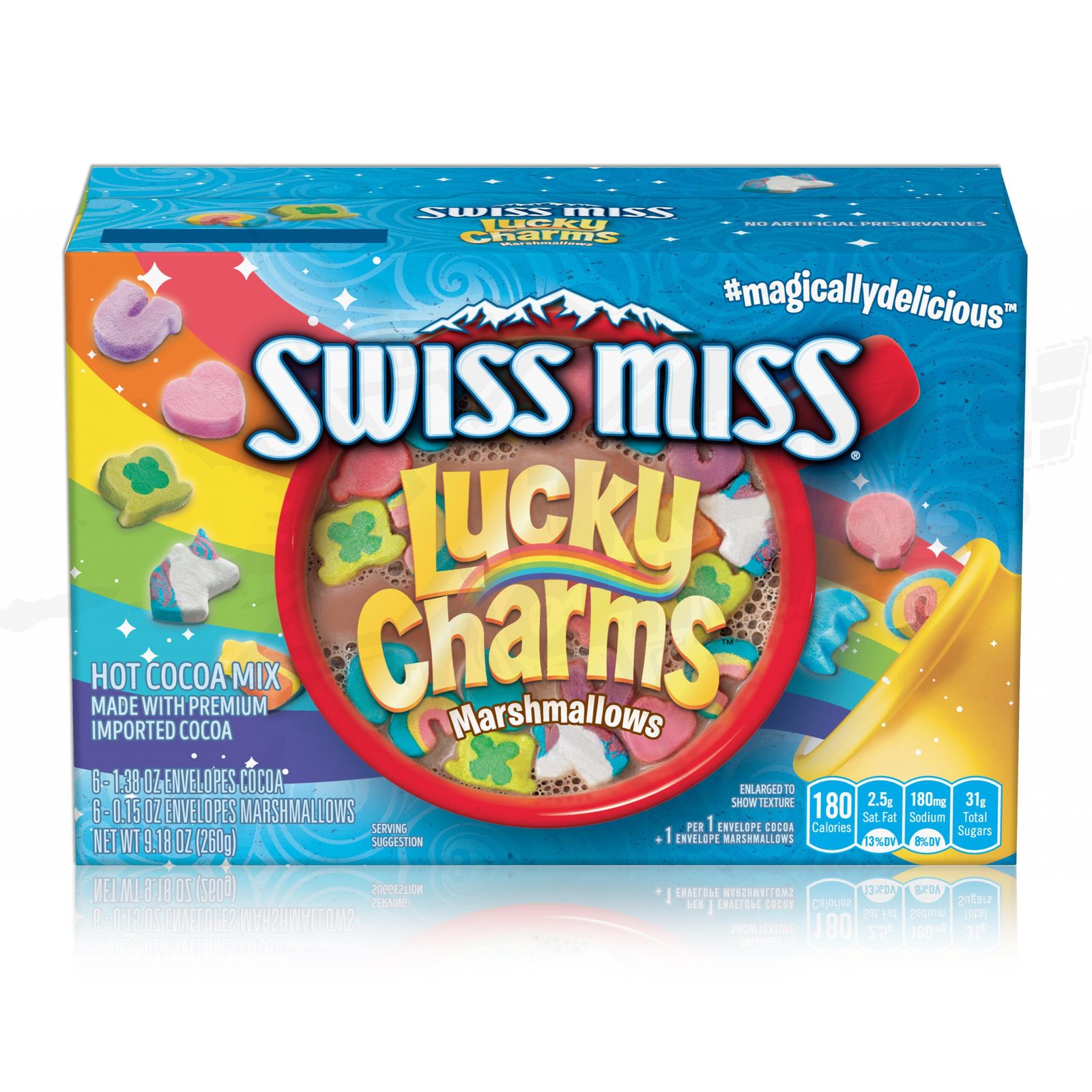 Chocolate Caliente En Polvo Swiss Miss Lucky Charms (260g)