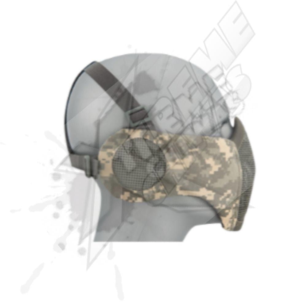 Mascara Media Cara Tactica Elite ACU Proteccion Orejera - Image 3