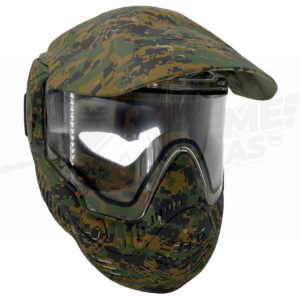 Careta Gotcha Camuflaje Casco Completo Valken Mi7 Marpat Termal