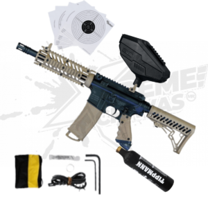 Paquete Marcadora Gotcha Tippman TMC Con Hooper Virtue + Co2 9OZ TARGETS DE REGALO