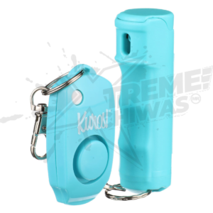 Gas Pimienta Con Alarma Personal Celeste Kuros Mace 11g