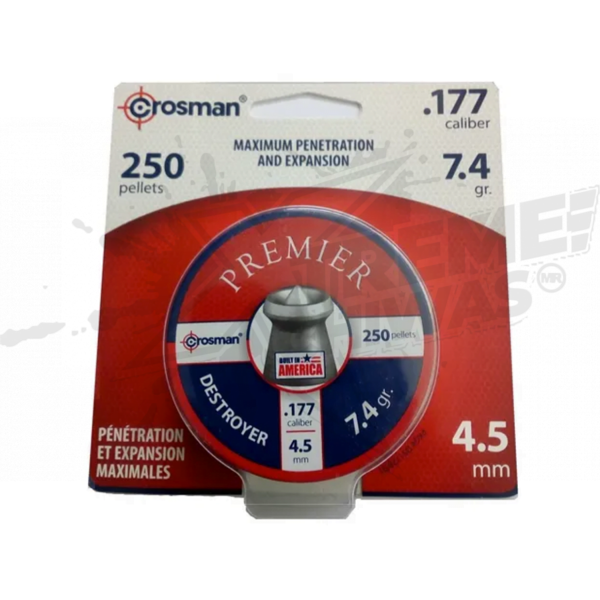 PELLETS CROSMAN DESTROYER 4.5MM 250PZ PELLGUNOIL - Image 2
