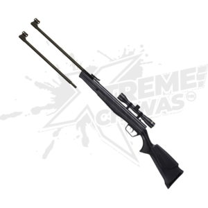 Rifle Beeman Black Panther Doble Cañon .22 .177 Mira 4x32
