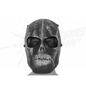 Mascara de Protección Paintball De Calavera Negra