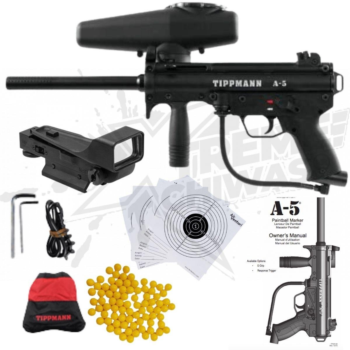 Marcadora Tippmann A5 Cyclone Mecánica Mira .68