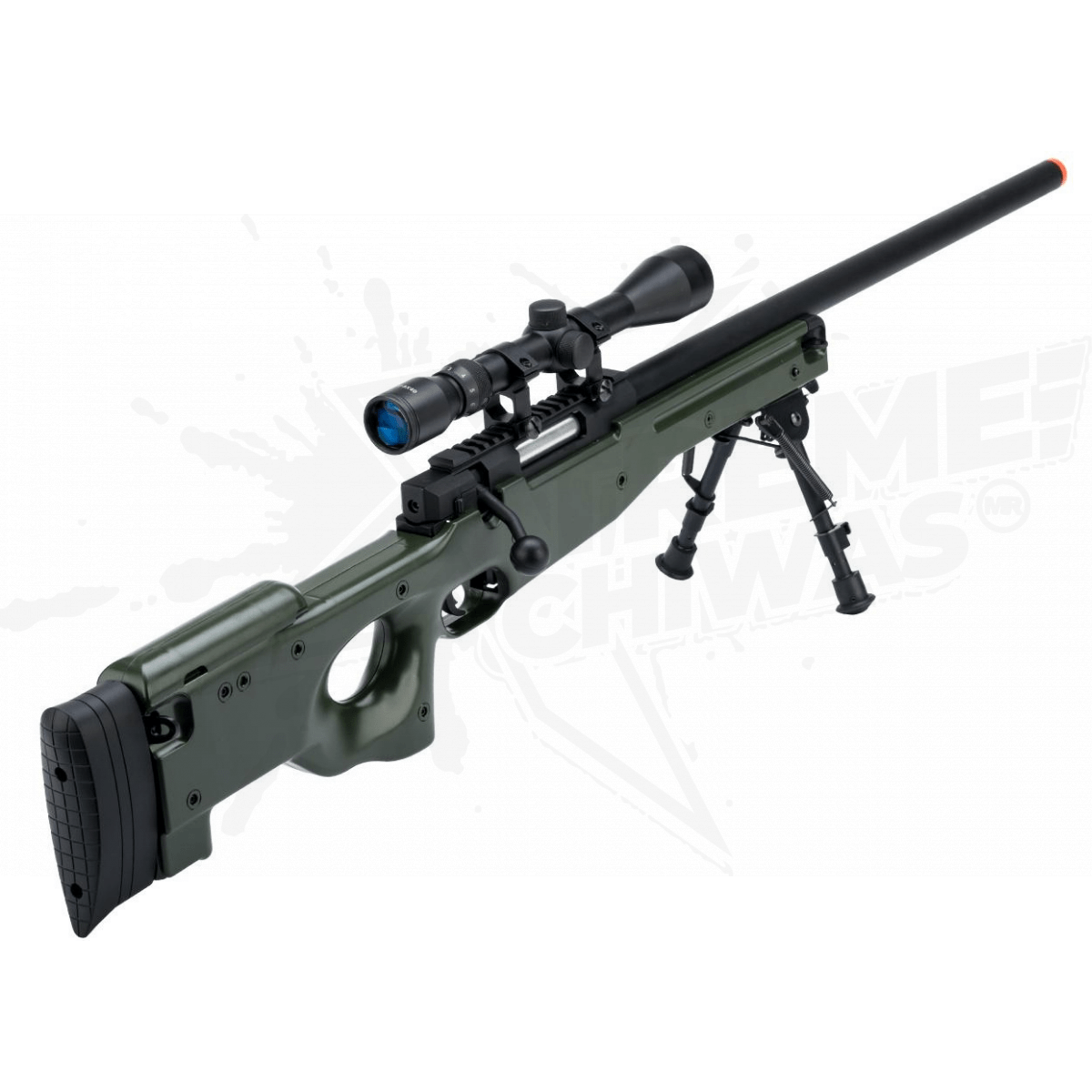 Rifle Airsorft Sniper M96 Bbs 6mm Cerrojo Resorte Mira Bipoide - Image 5