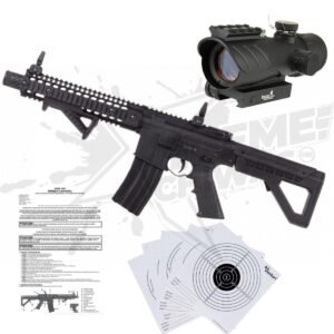 Rifle Crosman DPMS SBR Negro Fullauto Mira Red Dot Bbs .177 (4.5mm)