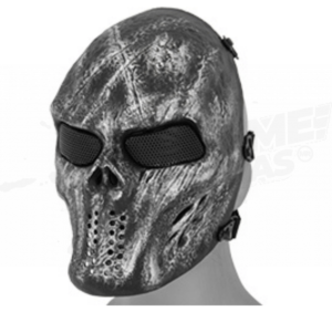 Mascara Paintball De Protección De Villano Negra