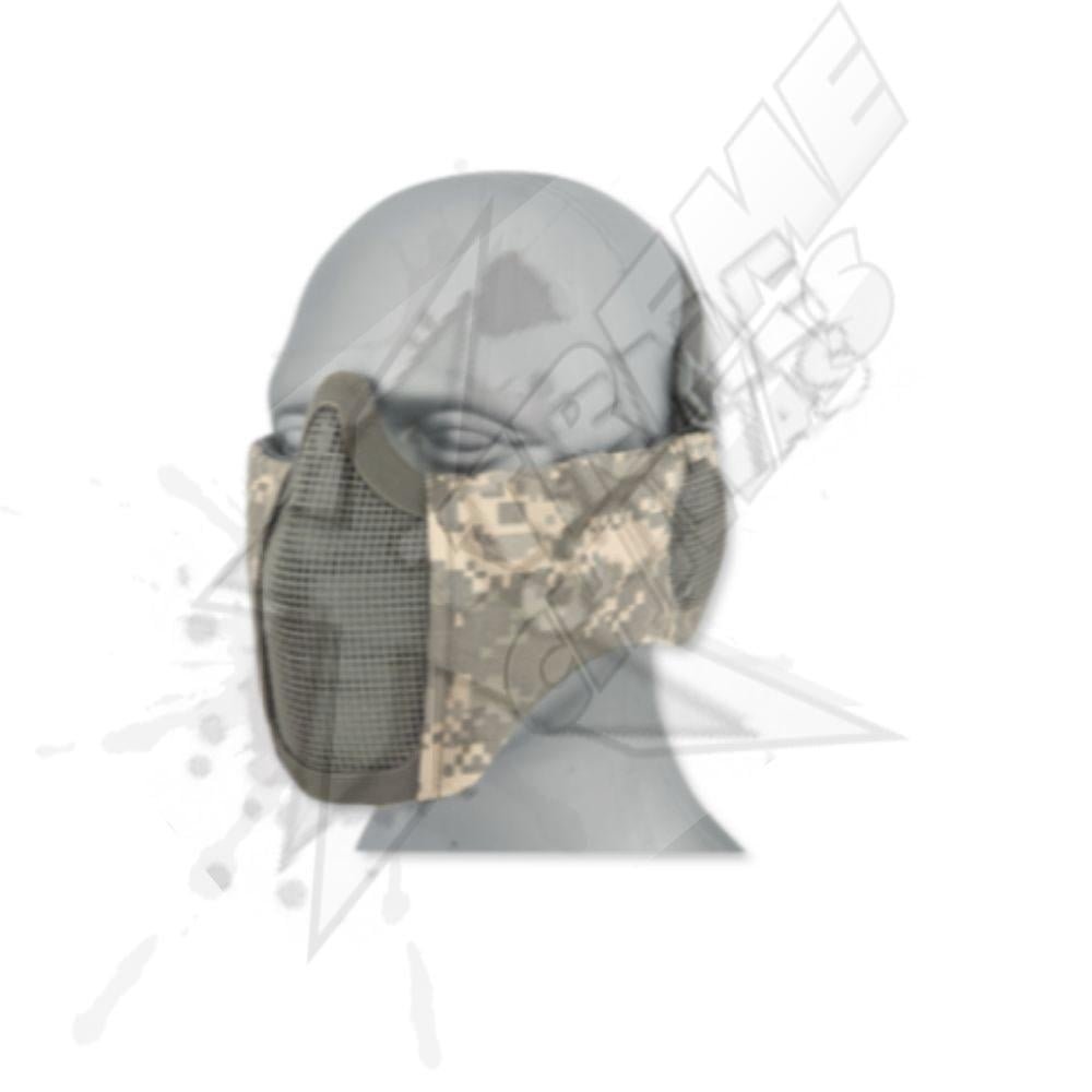 Mascara Media Cara Tactica Elite ACU Proteccion Orejera