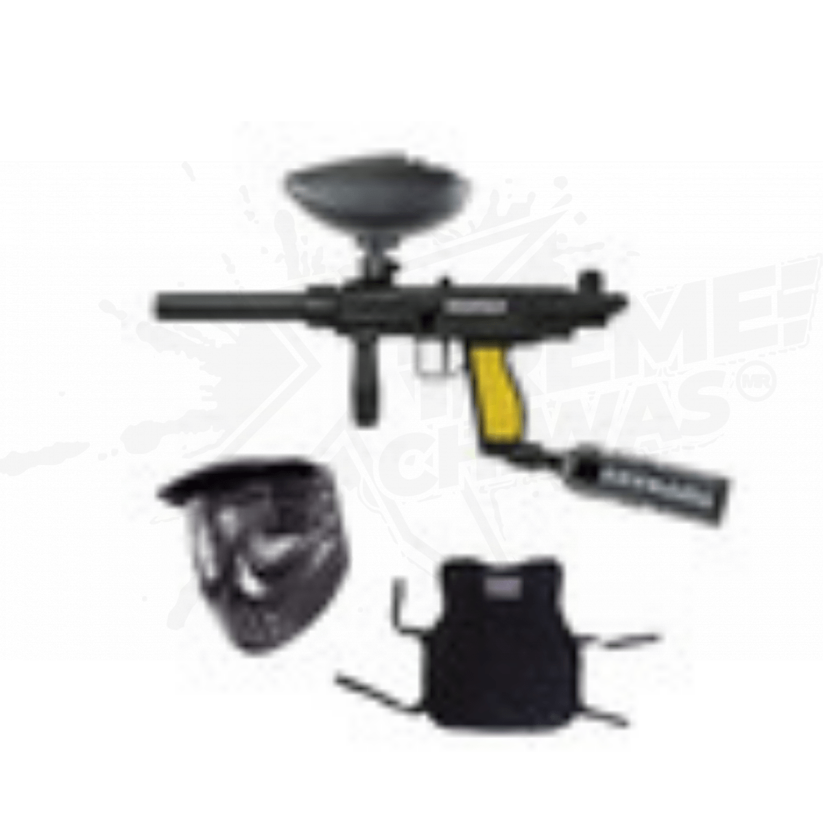 Marcadora Tippmann Gotcha FT12 Paquete 4 Tippmann FT12, Chalecos, Caretas, Tanques, Hopper - Image 2