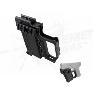 Accesorio Para Glock 17, 18, 19 Airsoft Riel 2x20mm