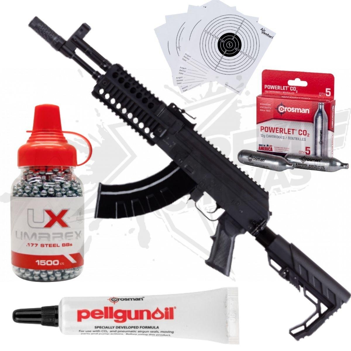 Rifle Crosman AK1 Full Auto CO2 .177 (4.5mm)