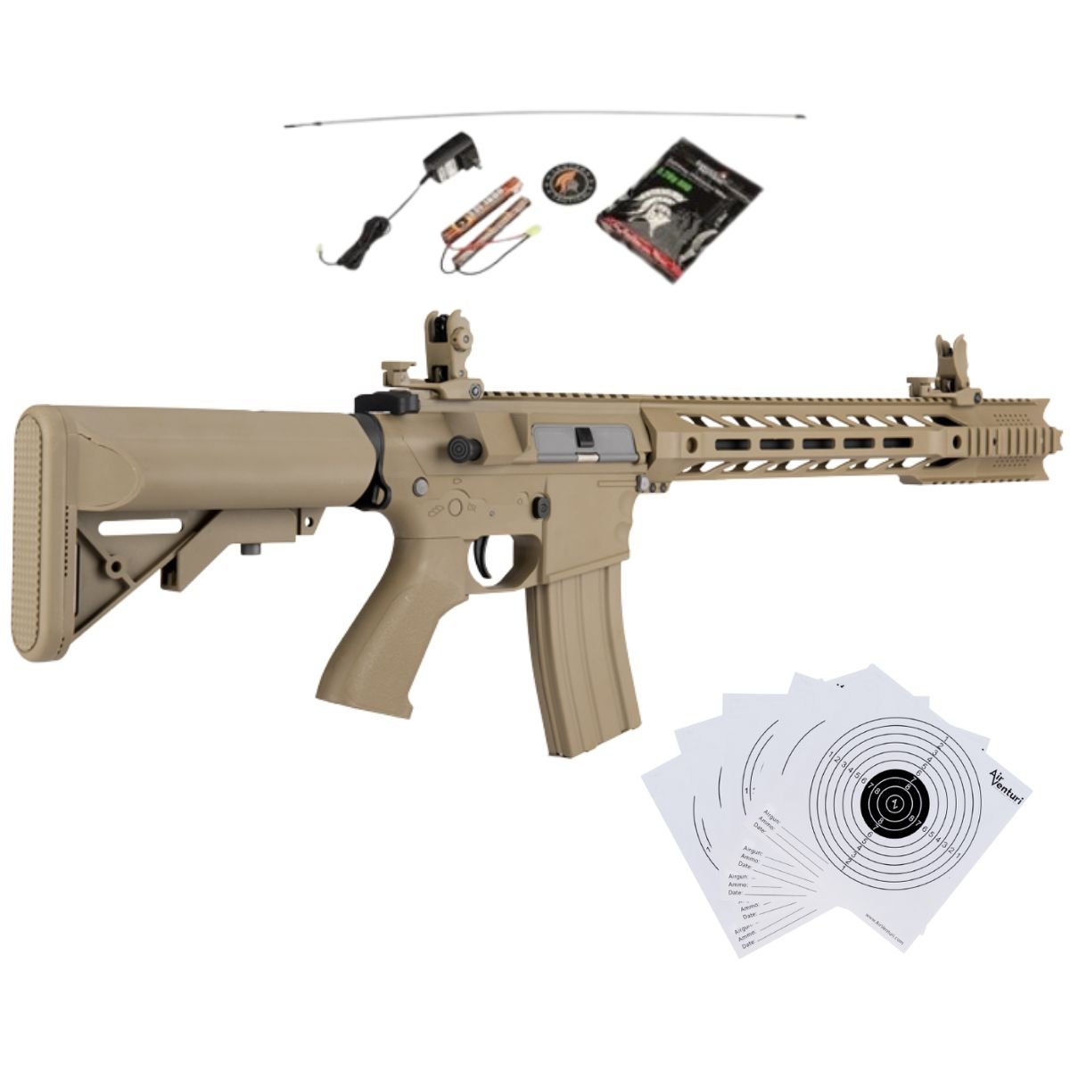 Rifle Airsoft Lancer Tactical Gen 2 SPR Interceptor Eléctrico BBS 6 mm - Image 5