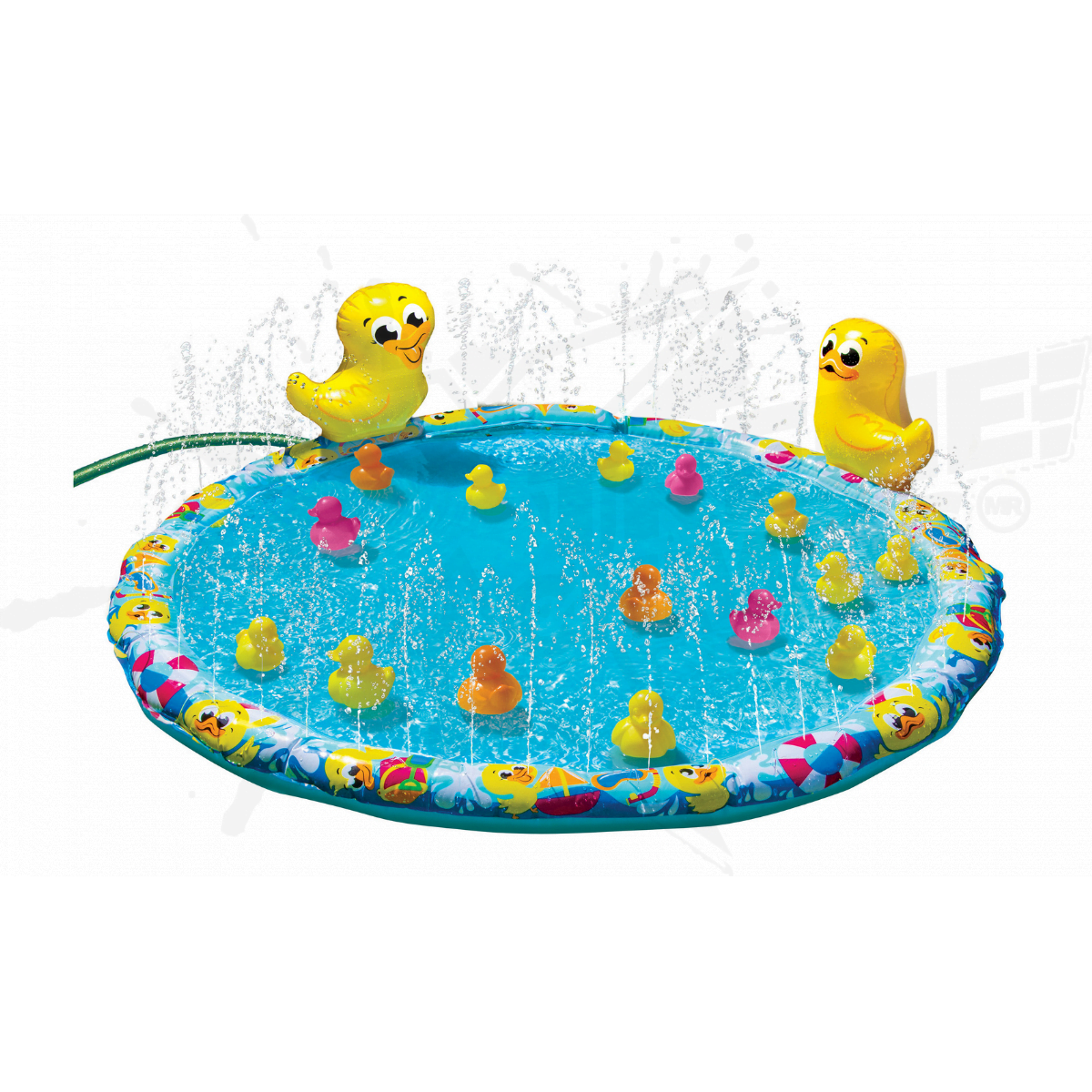 Chapoteadero Inflable Para Bebé Con Rociador Banzai