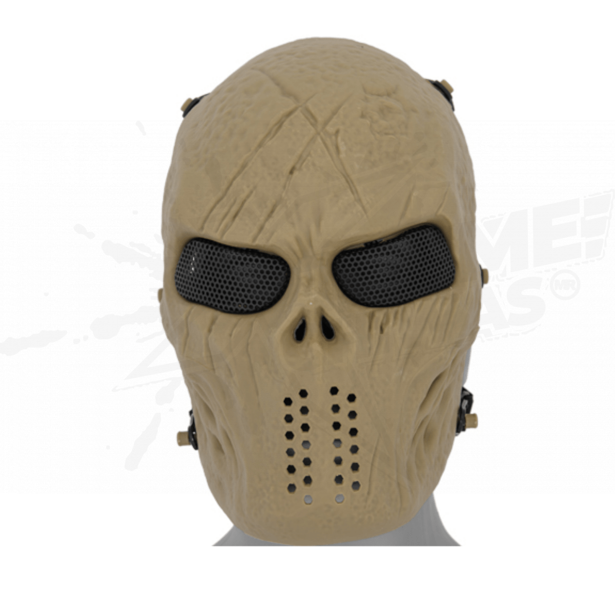 Mascara Careta Airsoft Gotcha Villain Skull Arena Protección de Rostro Completo - Image 2