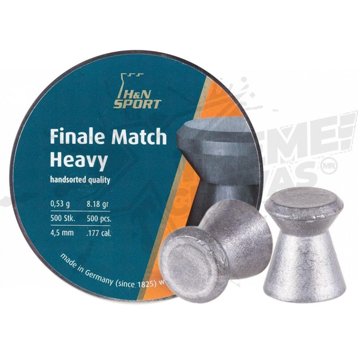 Pellets Punta Plana Finale Match Heavy H&N .177(4.5mm)
