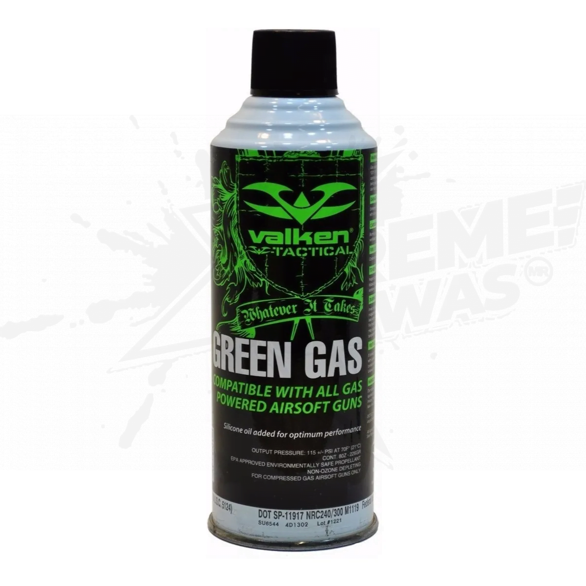 Airsoft Green Gas Valken Gbb Gotcha Bbs