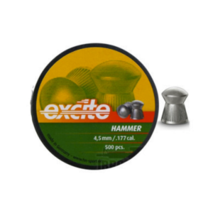 Pellets Excite Hammer 500ct 7.87gr .177 (4.5mm)