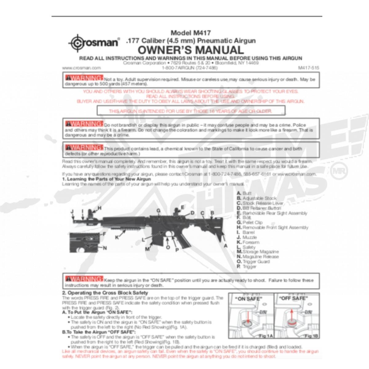 Rifle Crosman M4-177 Multipump .177 (4.5mm) - Image 8