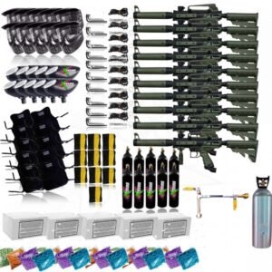 Paquete 10 Cronus Tactical Olivo Careta Tanque Chaleco Hopper