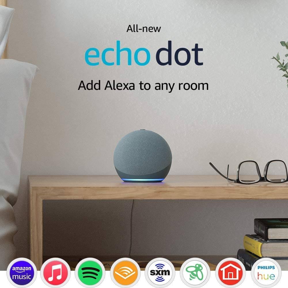 Bocina Alexa Echo Dot Cuarta Generación Azul - Image 5