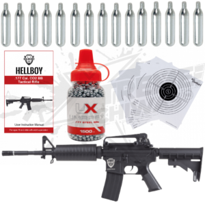 Rifle M4 HellBoy R15 BBs CO2 .177 (4.5mm)