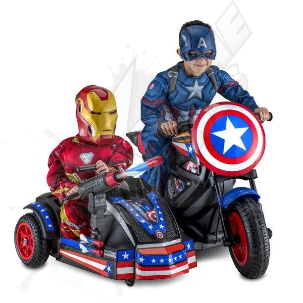 Moto Electrica Capitan America Marvel 12 Volts