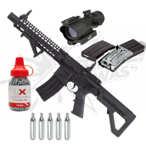 Rifle Crosman Dpms Sbr Fullauto CO2 Bbs .177 (4.5mm)