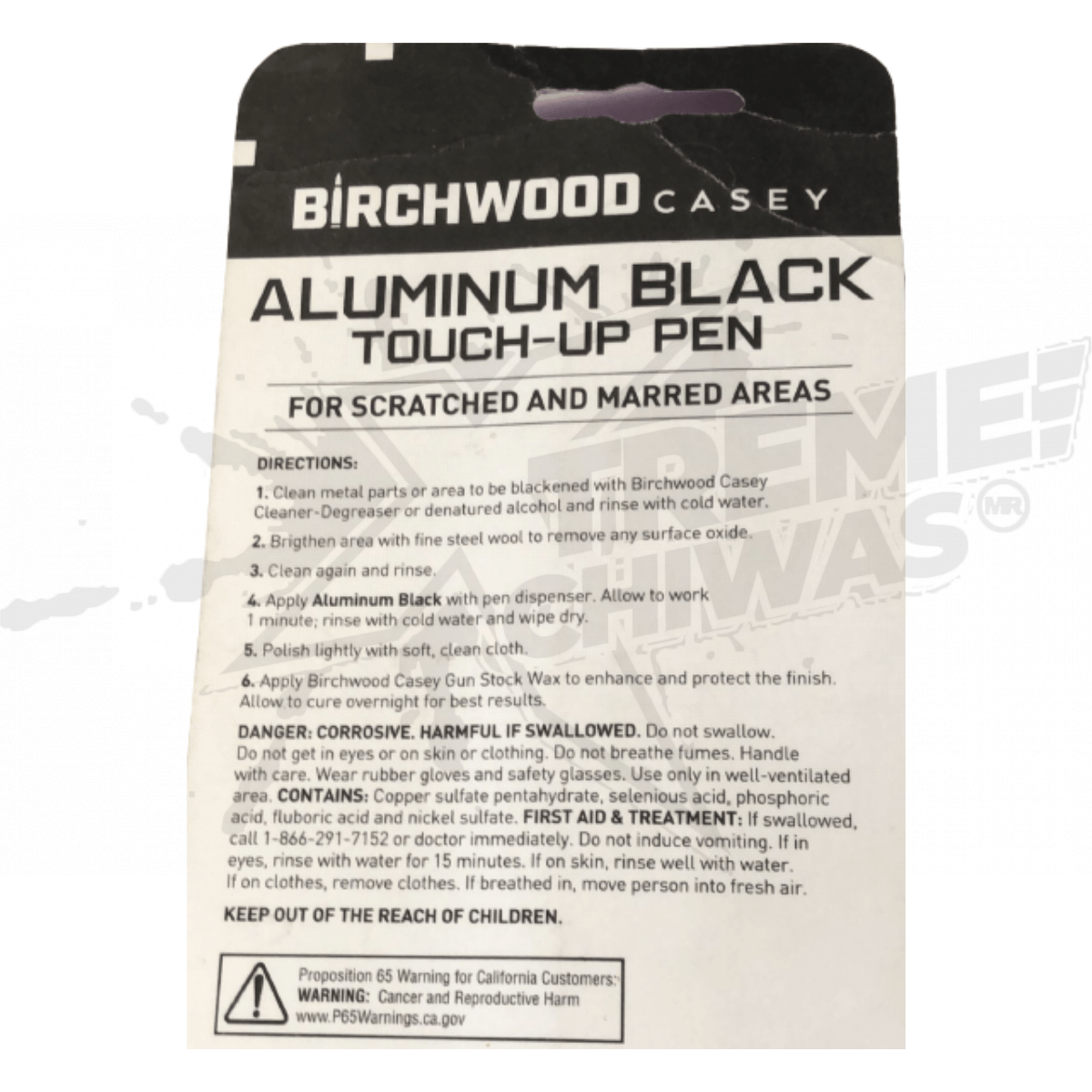 Aluminum black touch-up - Image 2