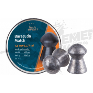 Pellets H&n Baracuda Match Calibre .177