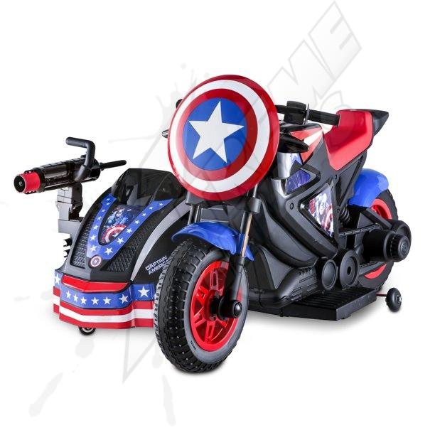 Moto Electrica Capitan America Marvel 12 Volts - Image 2