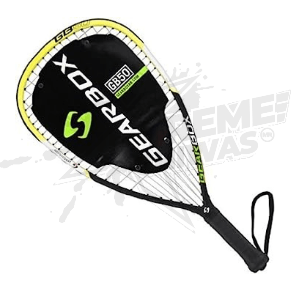 Raqueta Para Racquetball Gearbox Gb50 3 5/8 Negro Verde Gearbox GB50 Raquetball - Image 3