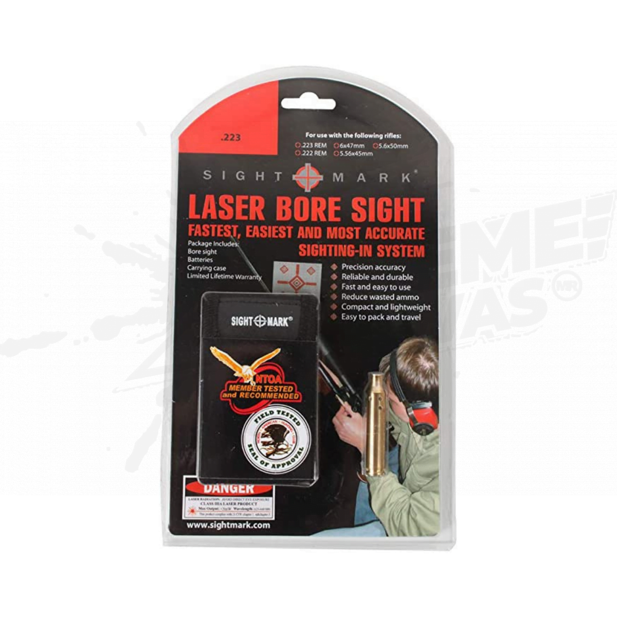 Colimador Laser Rojo Sightmark .223 REM 5.56x45mm - Image 2