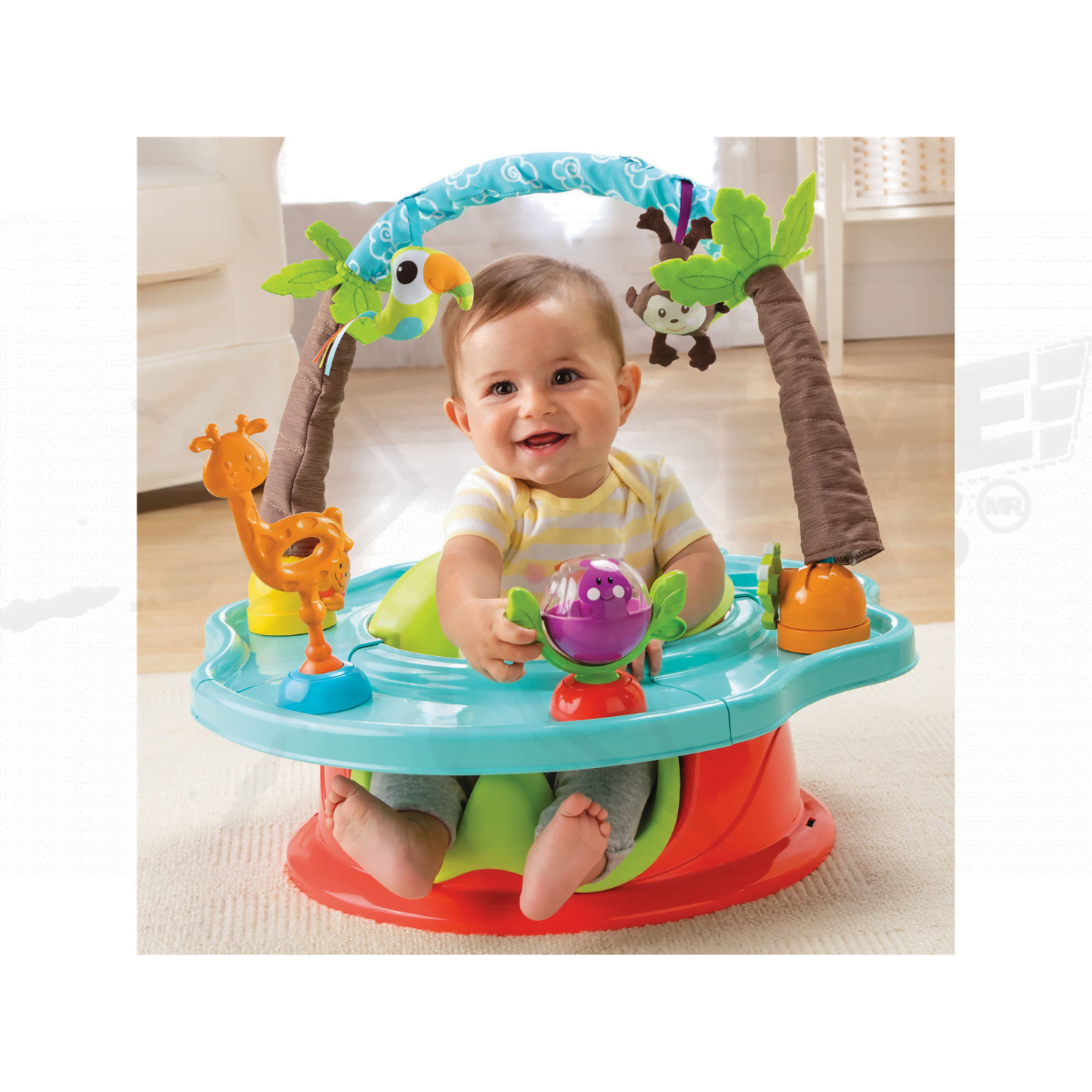 Asiento De Bebe Con Juguetes Estilo Safari Summer Infant - Image 2