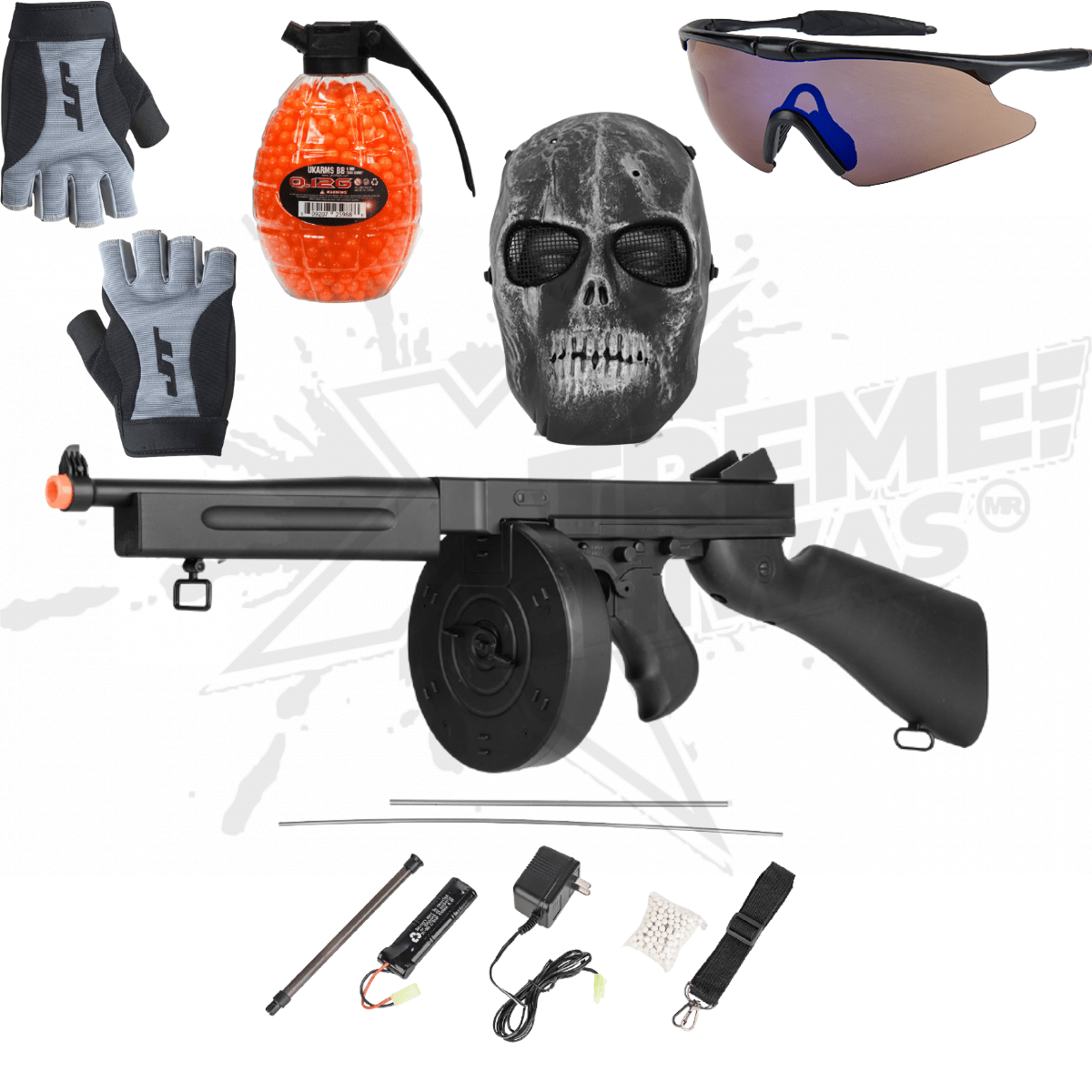 RIFLE D98 WELL M1A1 THOMPSON ELECTRICO AIRSOFT 6MM