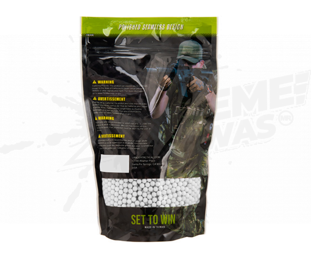 BBs 0.36g (Blanco) Lancer Tactical 2780 ct - Image 2