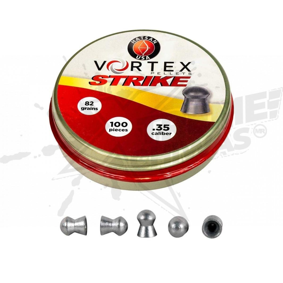 Municiones Punta Redonda Hastan Vortex Strike Cal.35 100Pz