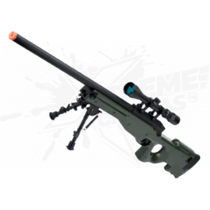 Rifle Airsorft Sniper M96 Bbs 6mm Cerrojo Resorte Mira Bipoide