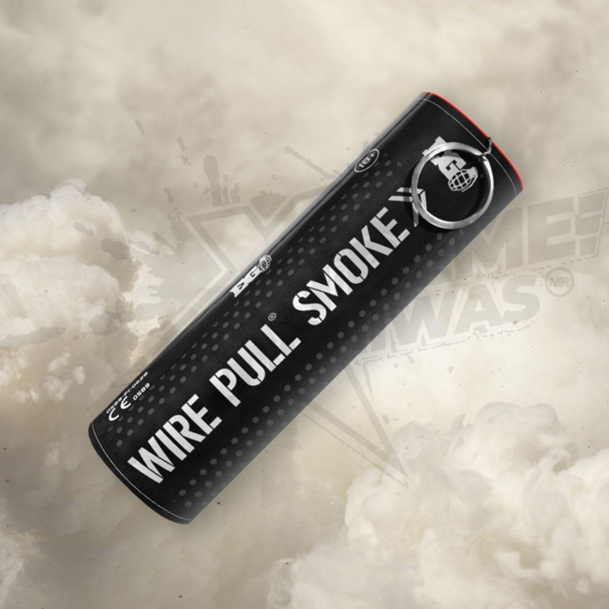 5 Granadas de Humo Wire Pull Blanco Enola Gaye WP40 - Image 4