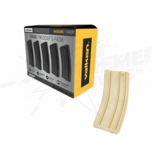 Paquete 5 Magazines 6mm M4 AEG Valken 140rds Mid-Cap Arena