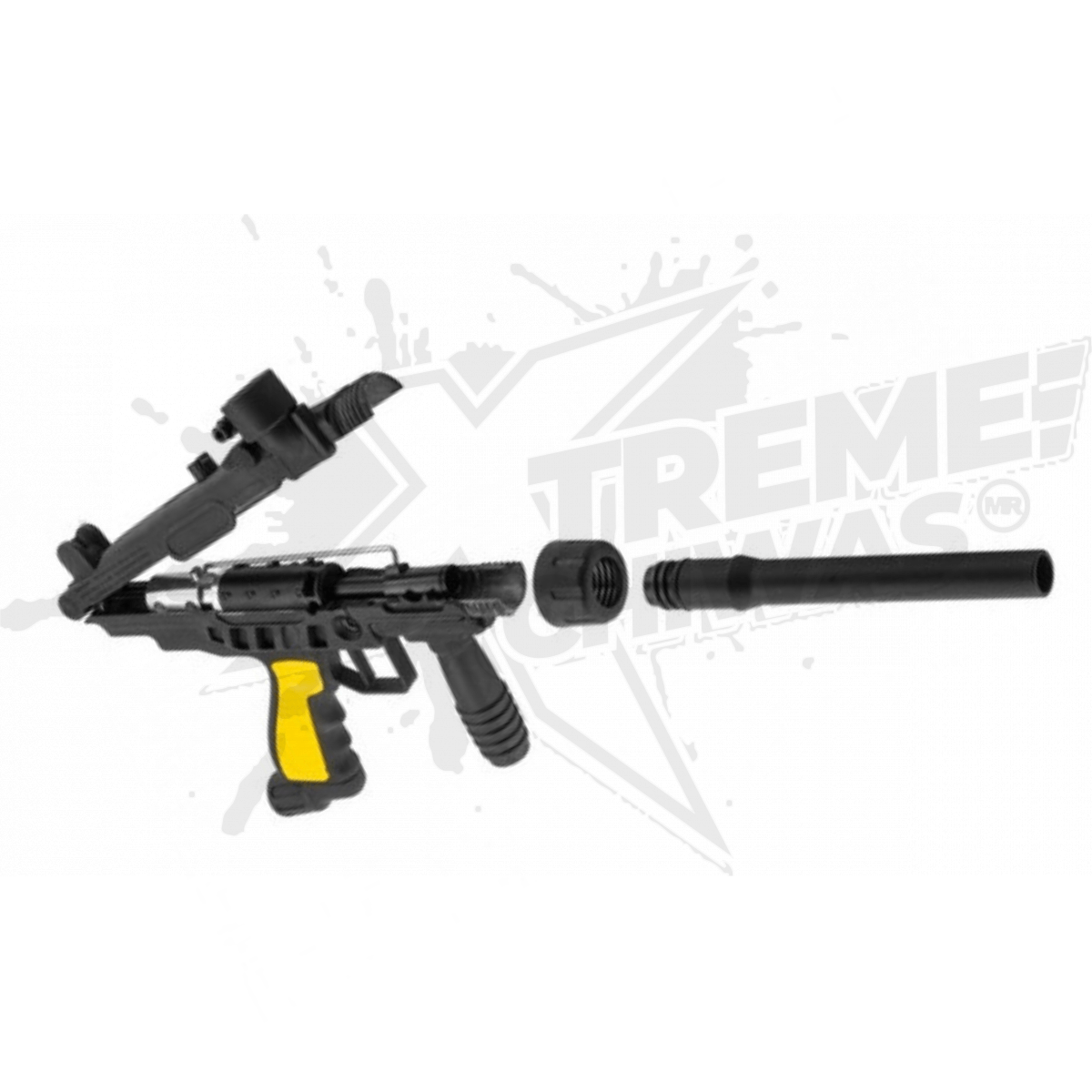 Marcadora Gotcha Tippmann Ft12 .68 Tanque Y Hopper - Image 2