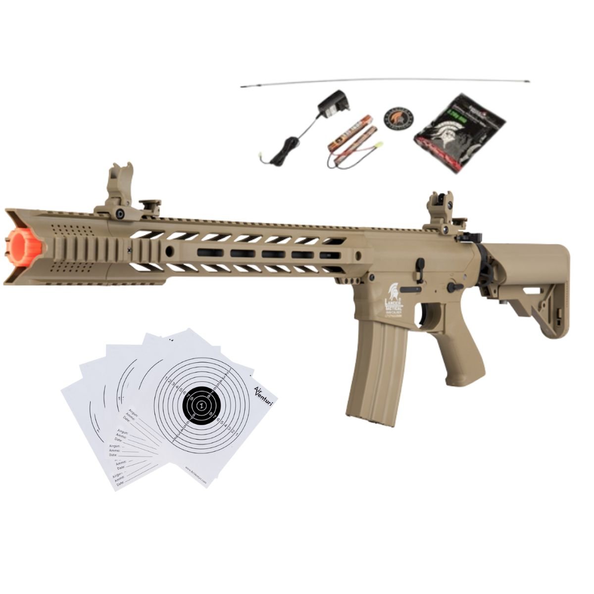 Rifle Airsoft Lancer Tactical Gen 2 SPR Interceptor Eléctrico BBS 6 mm - Image 6