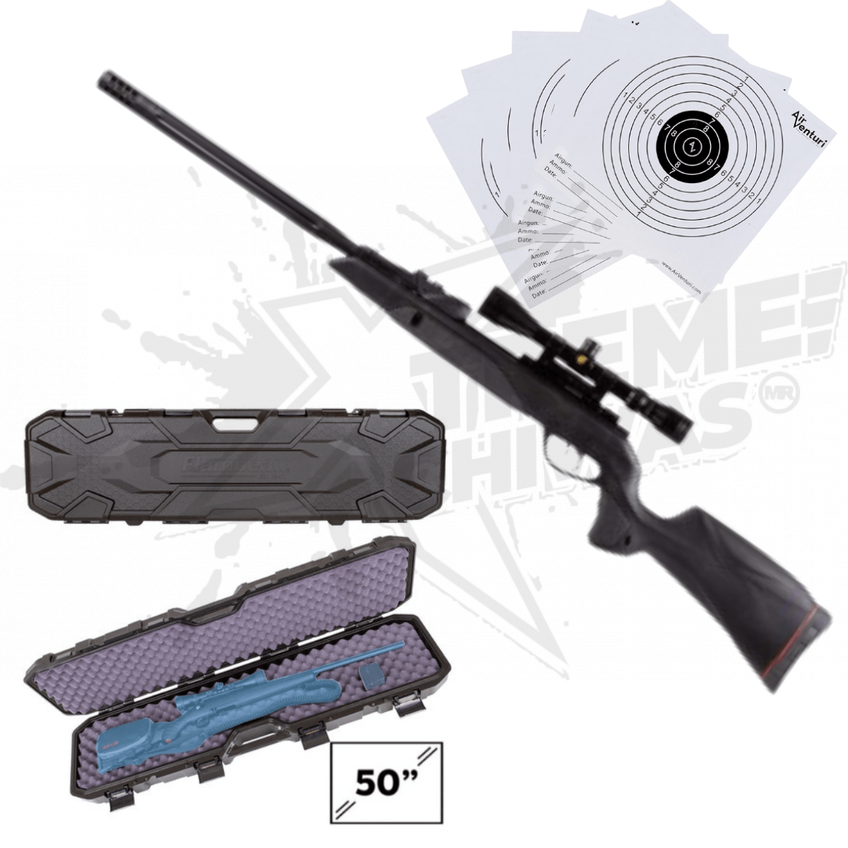 Rifle Gamo Swarm Maxxim 10x NP Estuche .177 (4.5mm)