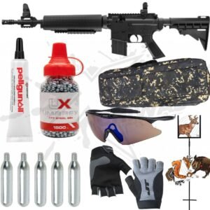 Rifle Crosman M4-177 Paquete 1500 BBs Funda .177 (4.5mm)