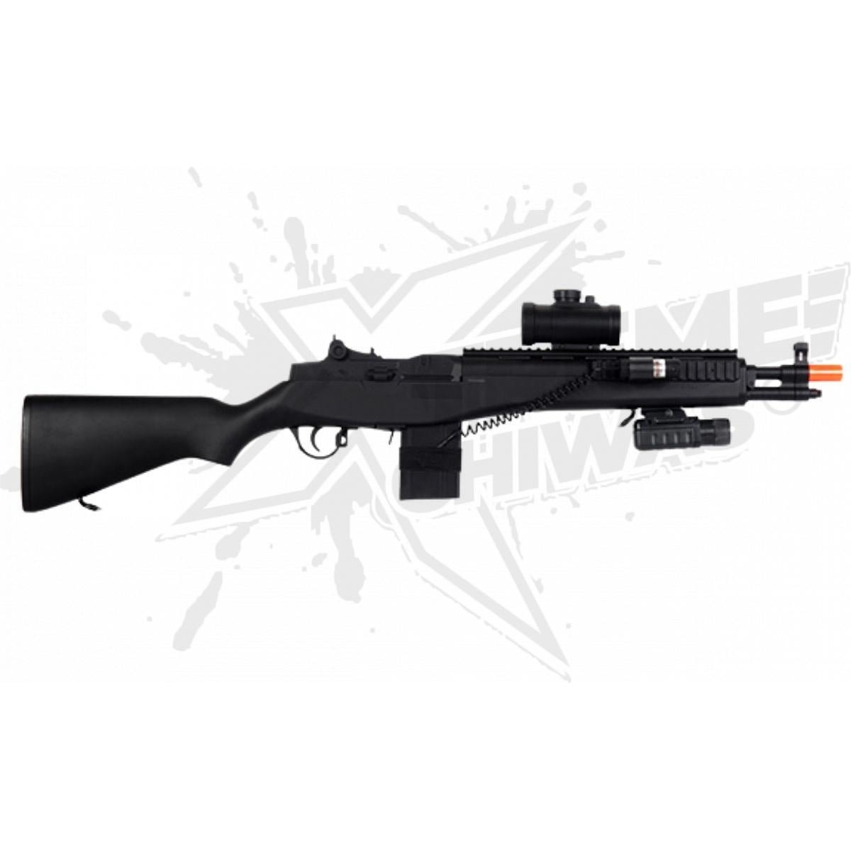 Rifle Airsoft Socom M14 Combo Laser Resorte Bbs 6mm - Image 4