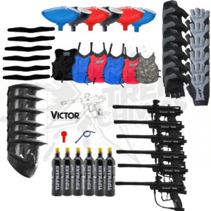 6 MARCADORAS SPYDER VICTOR GOTCHA .68 PAQUETE COMPLETO