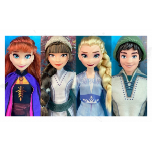 Set 4 Muñecas Disney Frozen Bosque de Expedición