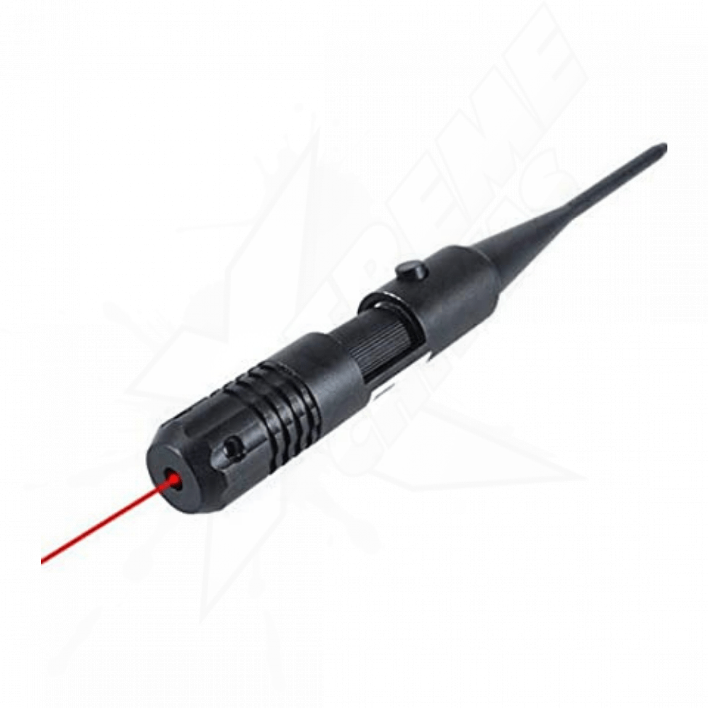 Colimador Laser Universal Rojo Calibre .22 a .50 Con 5 Adaptadores - Image 2