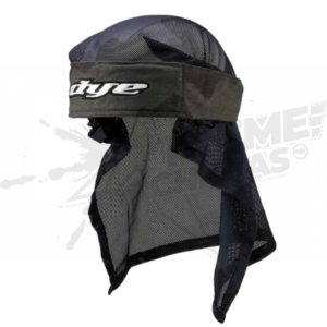 Bandana Dye Head Wrap Bomber Negro/ Gris Paintball