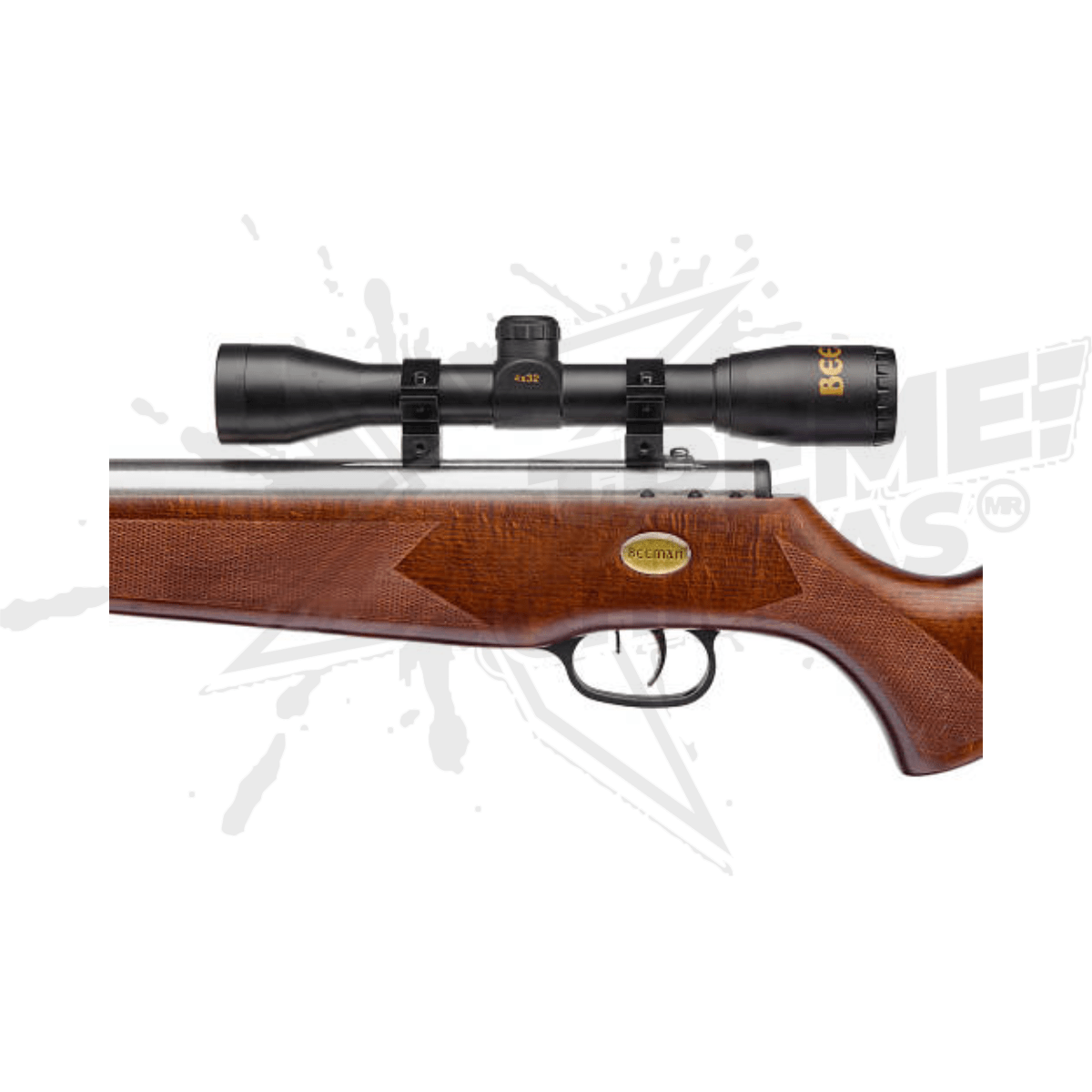 Rifle Beeman Black Kodiak X2 Dc .22 .177 Gas Ram 4x32 - Image 4